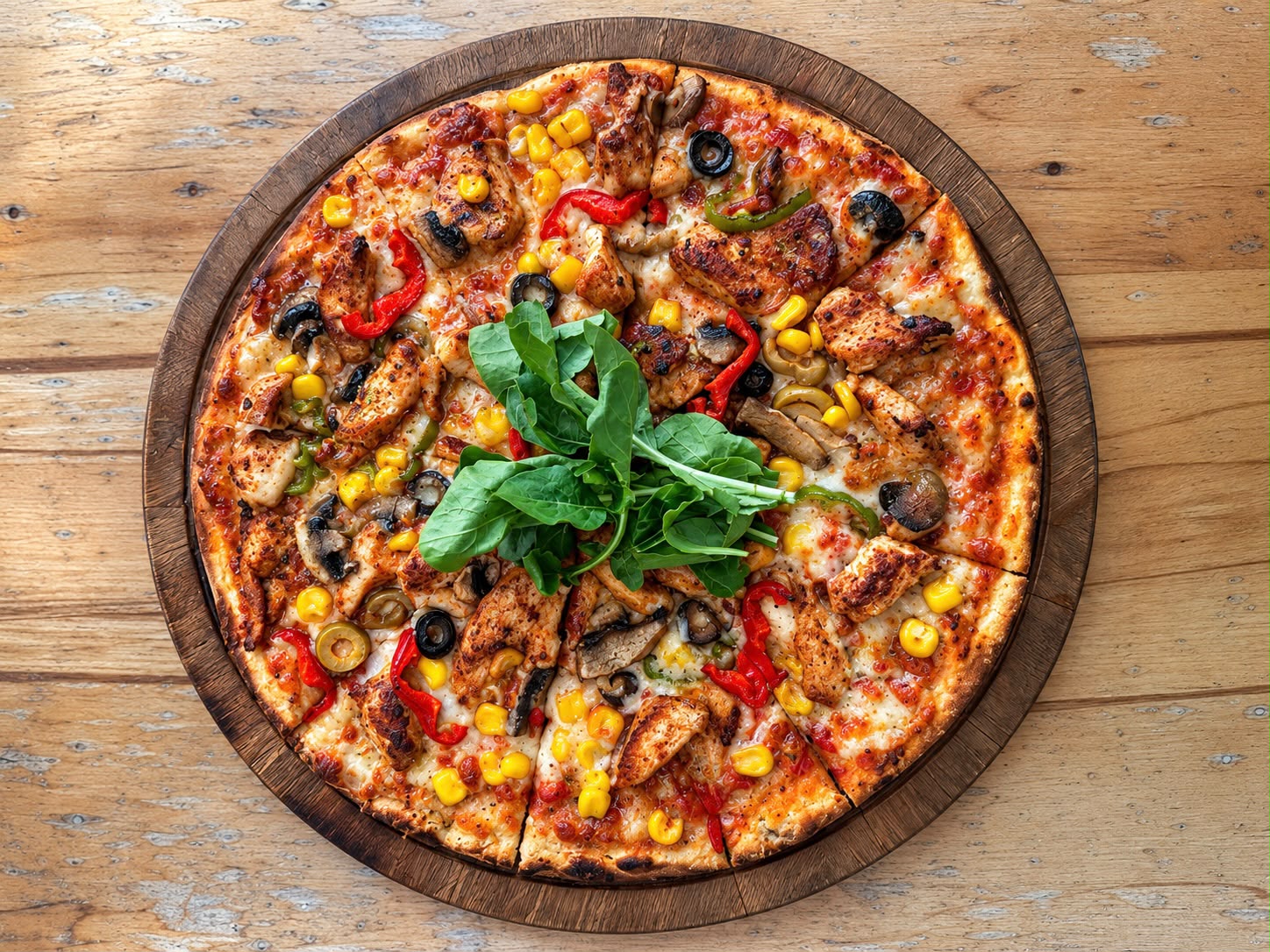 Tavuklu Pizza